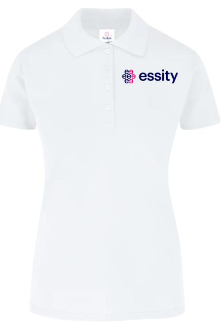 Camiseta Blanca Polo Mujer 220 Grs.